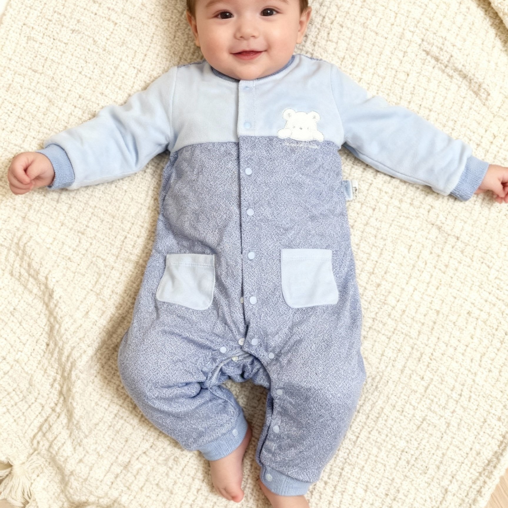 男宝宝秋冬款连体衣