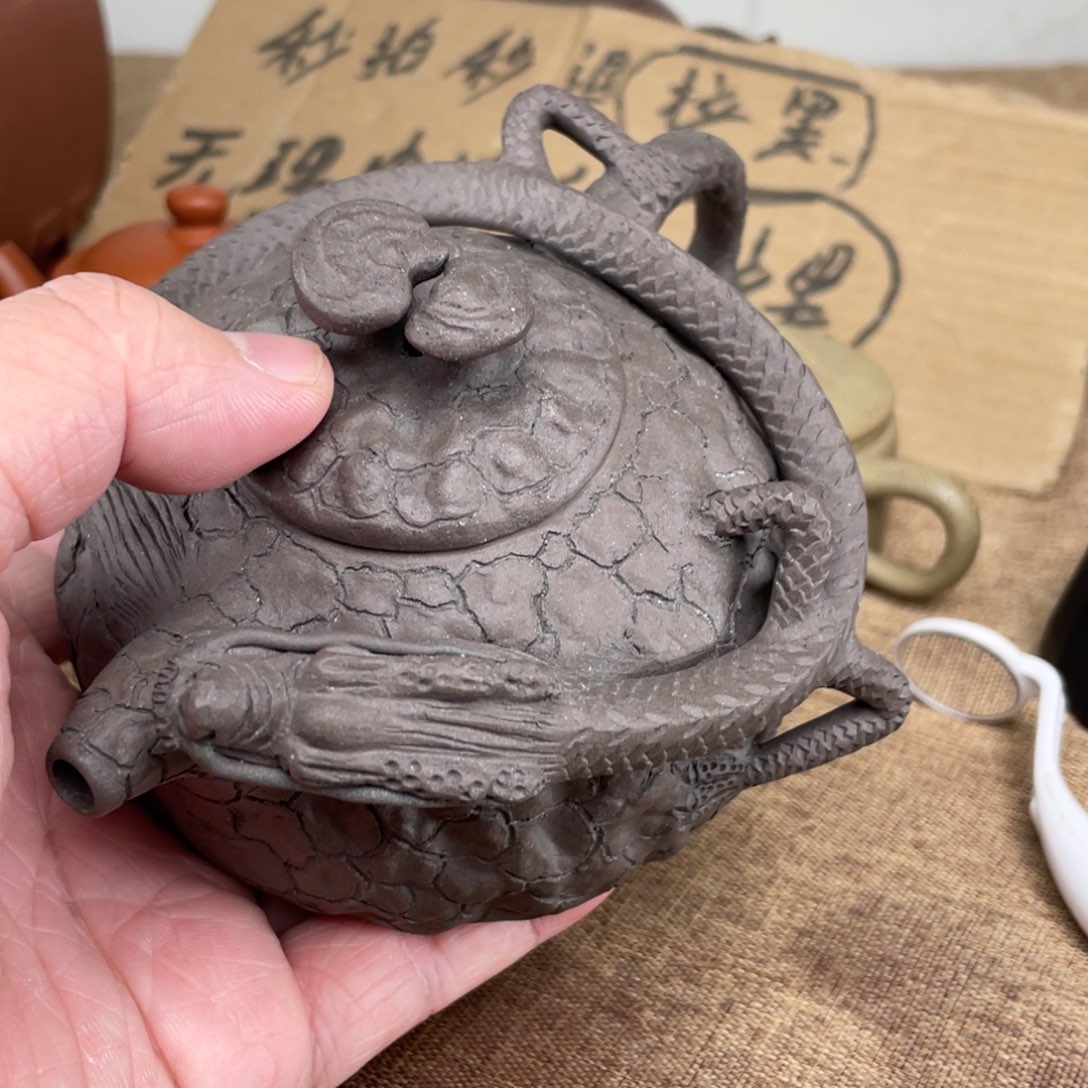摆件紫砂才是最好的了