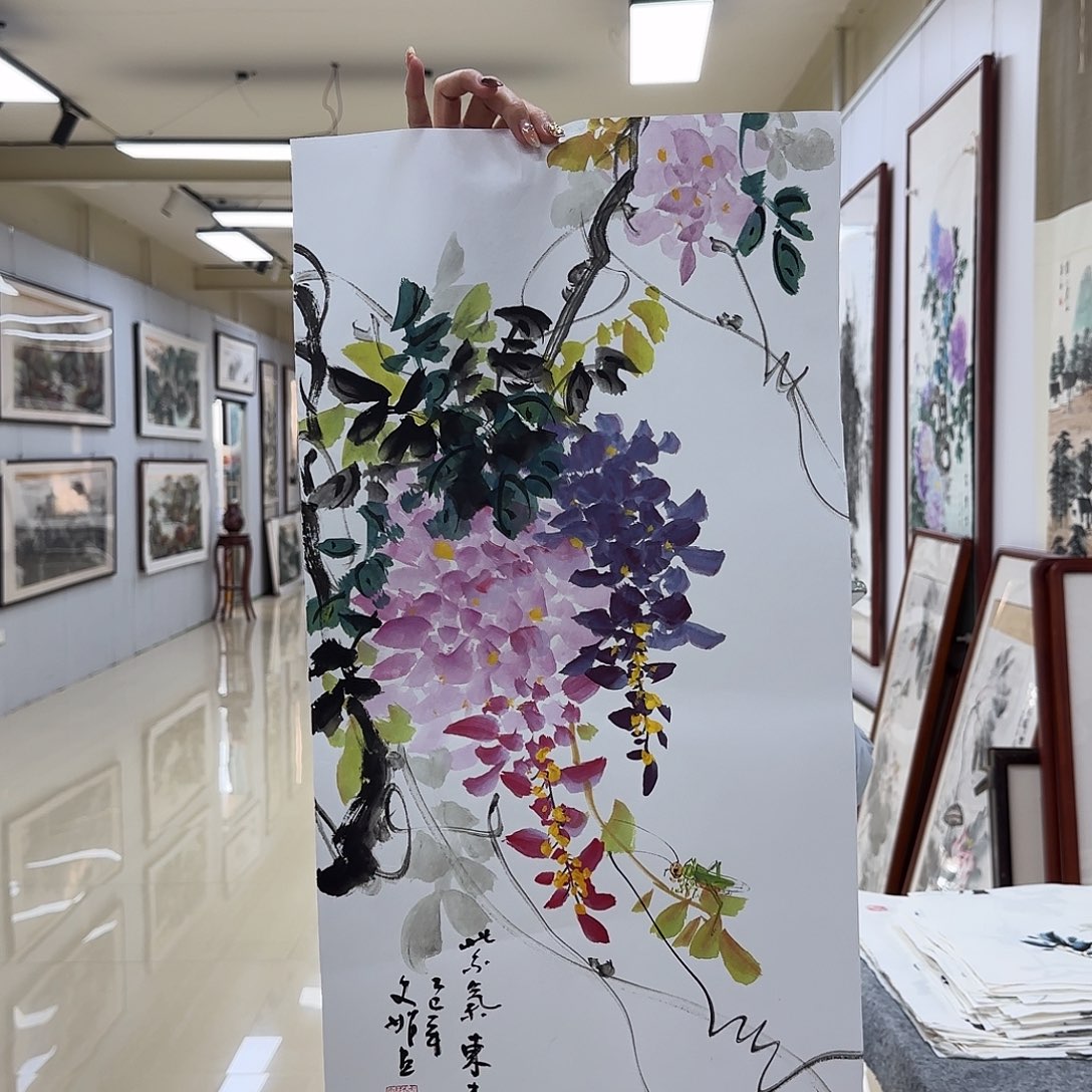 国画国画作品集一个由两