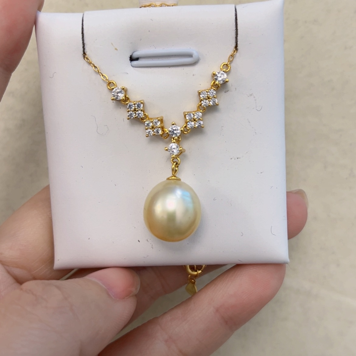 【闪购商品】海水珍珠颈饰银S925镶嵌