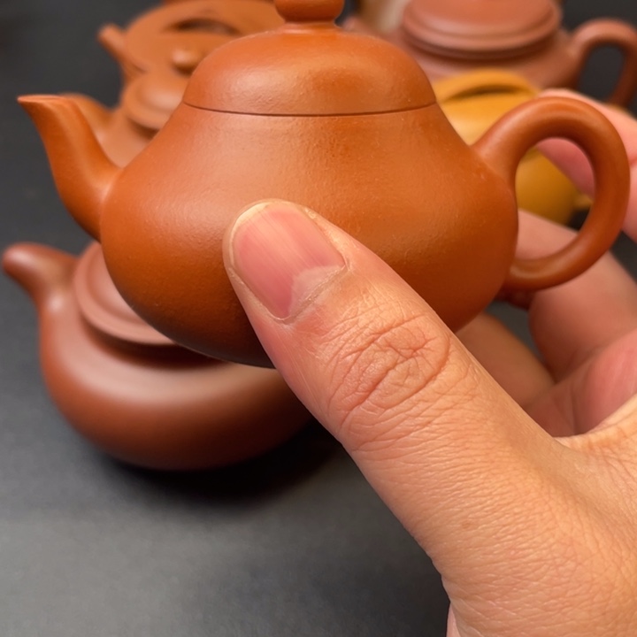 皆***客茶壶紫砂全手工梨瑕疵