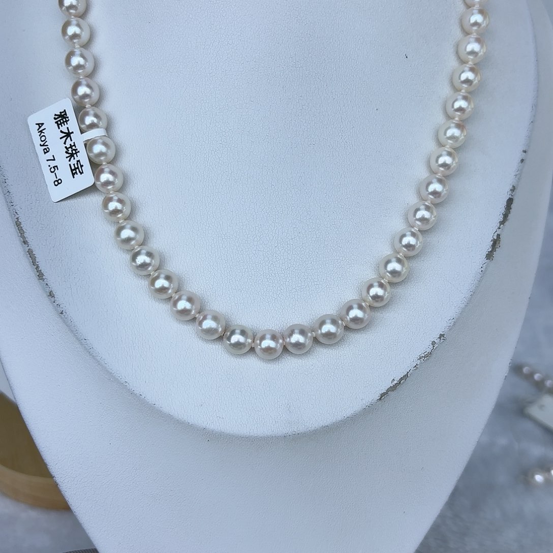 海水珍珠颈饰银S925镶嵌
