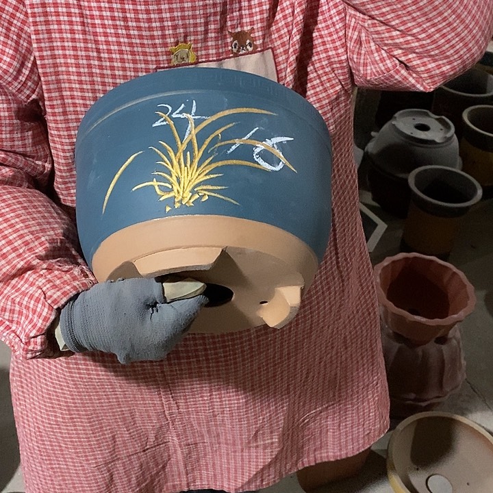 紫砂花盆紫砂花盆