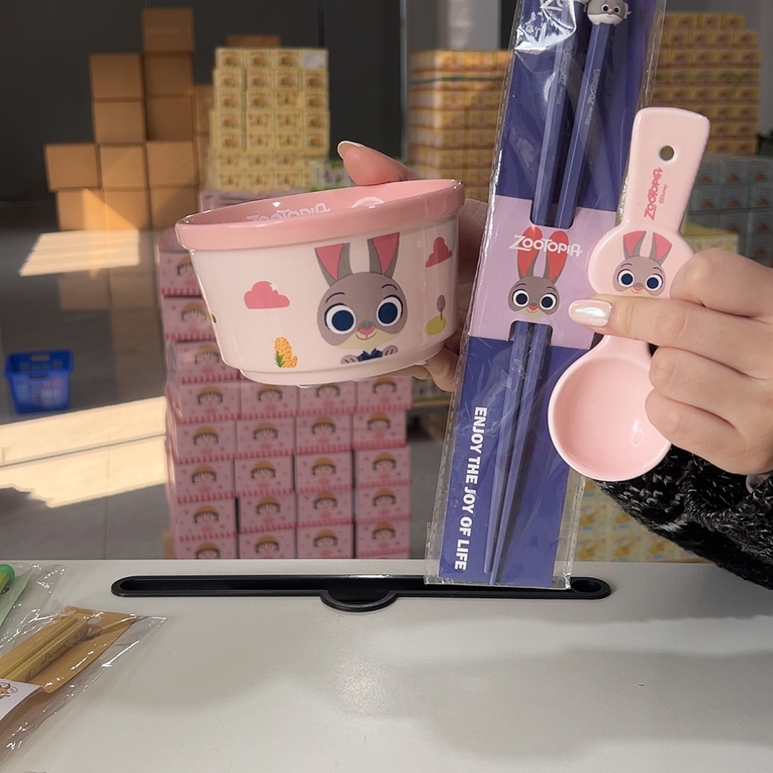 瓷304加勺加筷子陶瓷