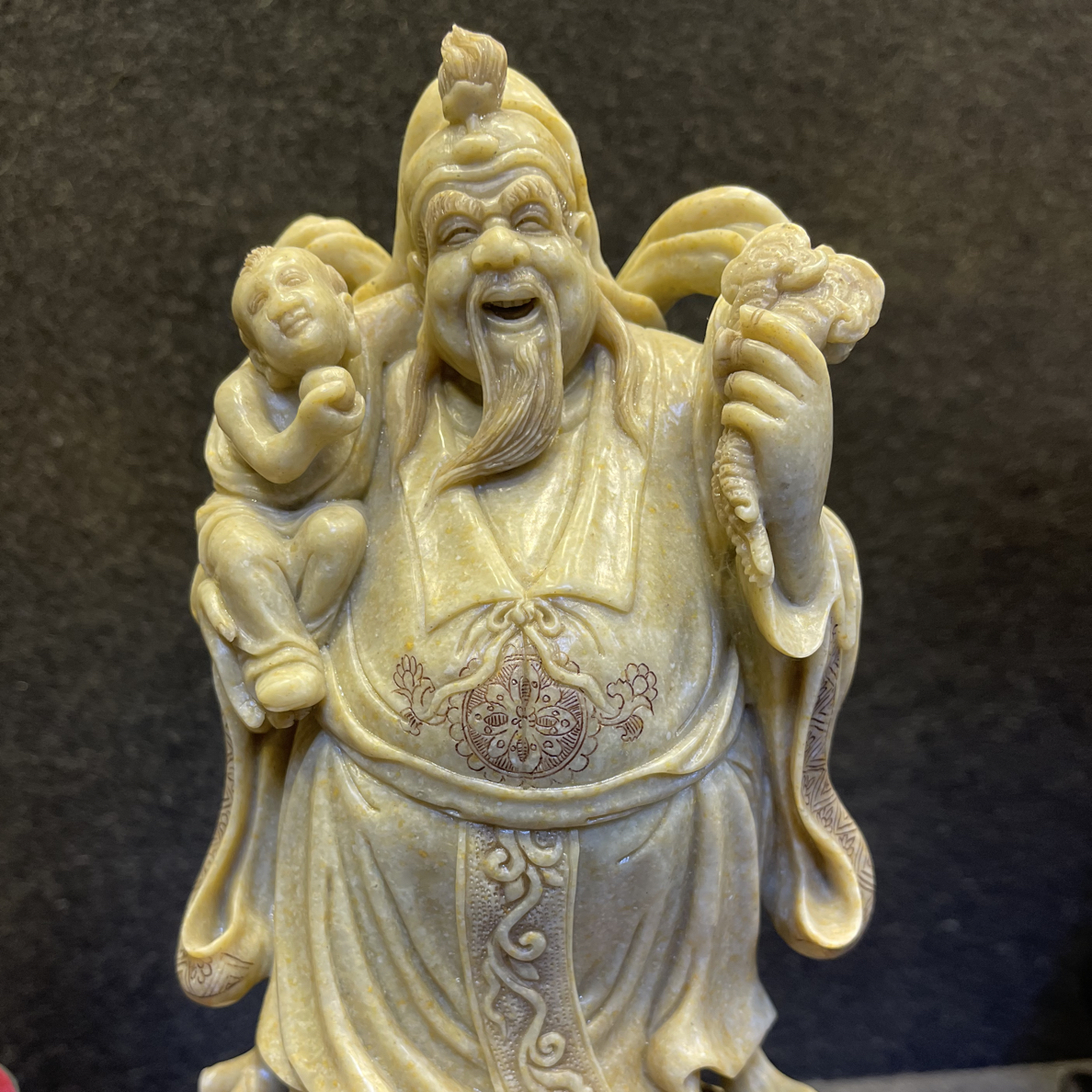 福禄寿组雕—生动形象，寓意美好