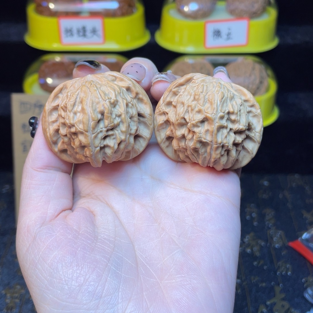 文玩核桃把件磨盘42