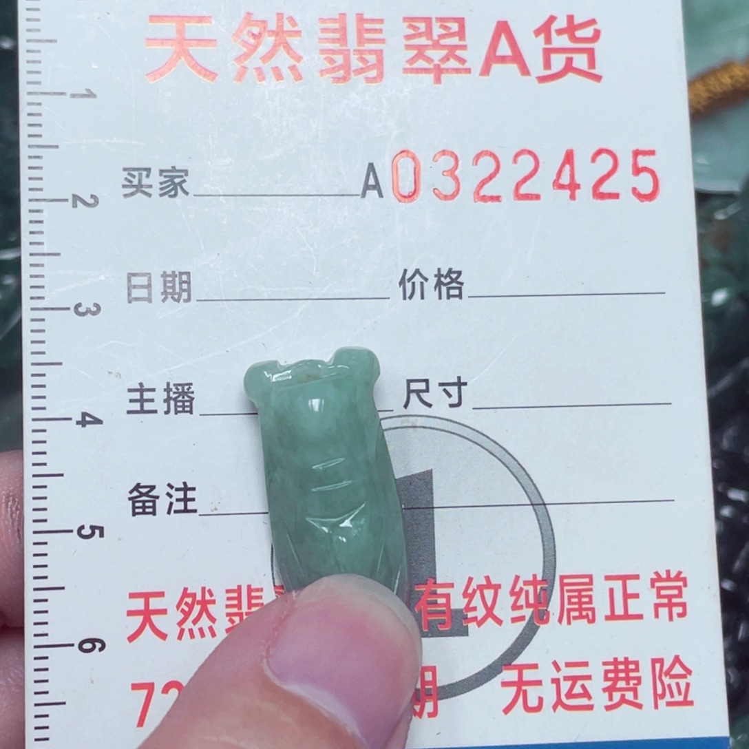 翡翠未镶嵌颈饰12543