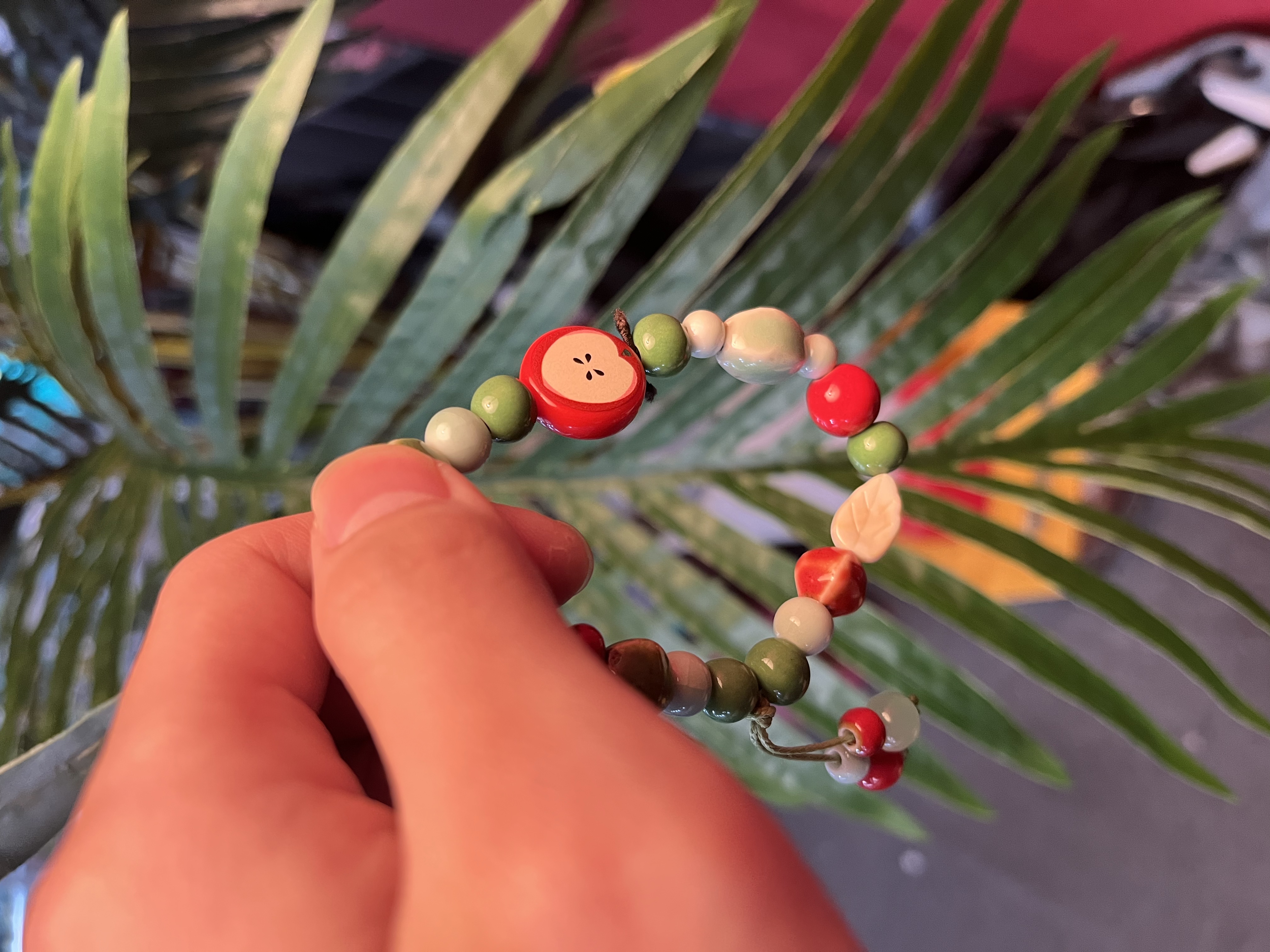 DIY陶瓷手工创意圣诞系列手串