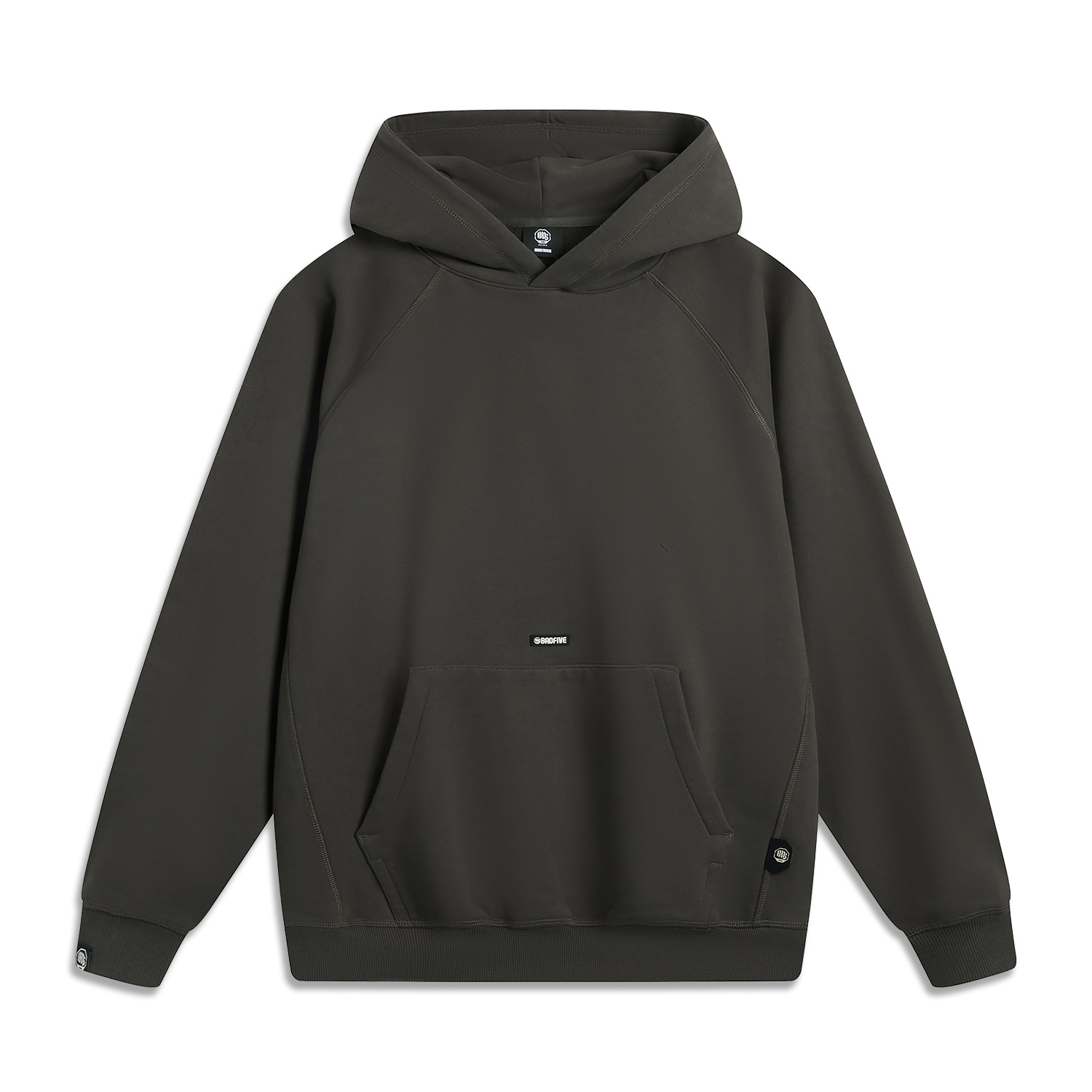 （直播）李宁男子卫衣反伍篮球系列宽松套头连帽上衣AWDU509