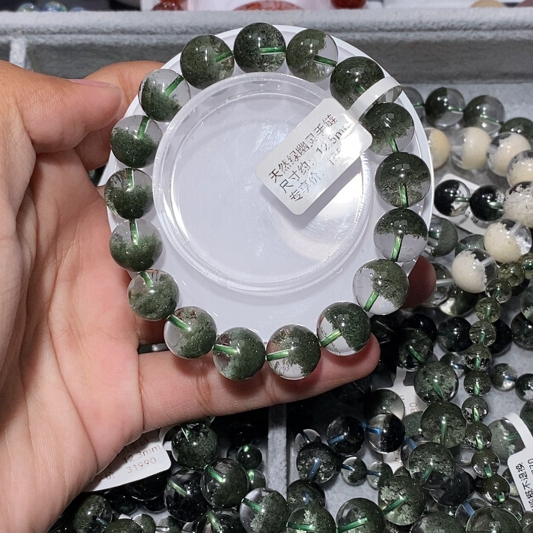 水晶手链未镶嵌绿幽灵