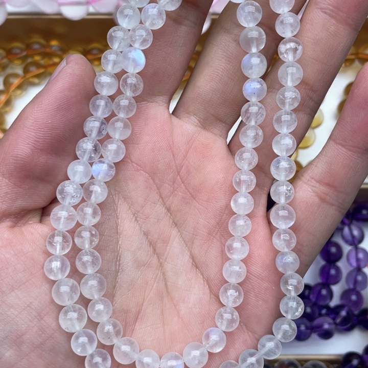 水晶手链未镶嵌蓝月光手链