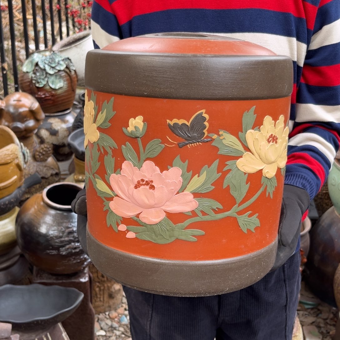 红陶高30口27米缸