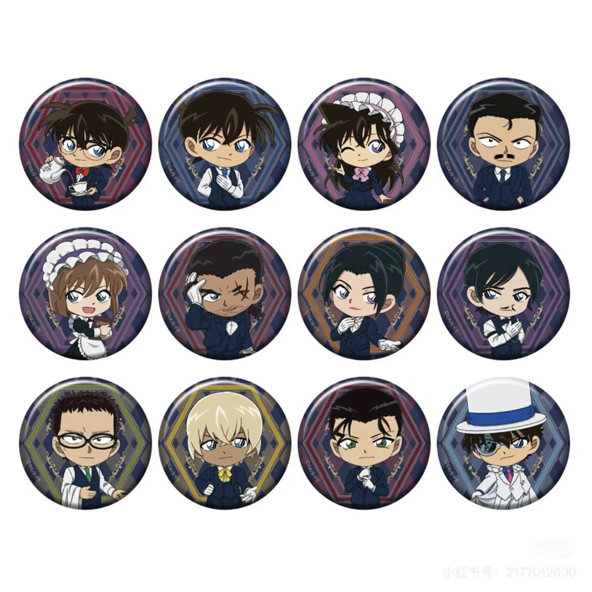 【拆包】日版名侦探柯南咖啡厅吧唧亚克力（盲盒产品）