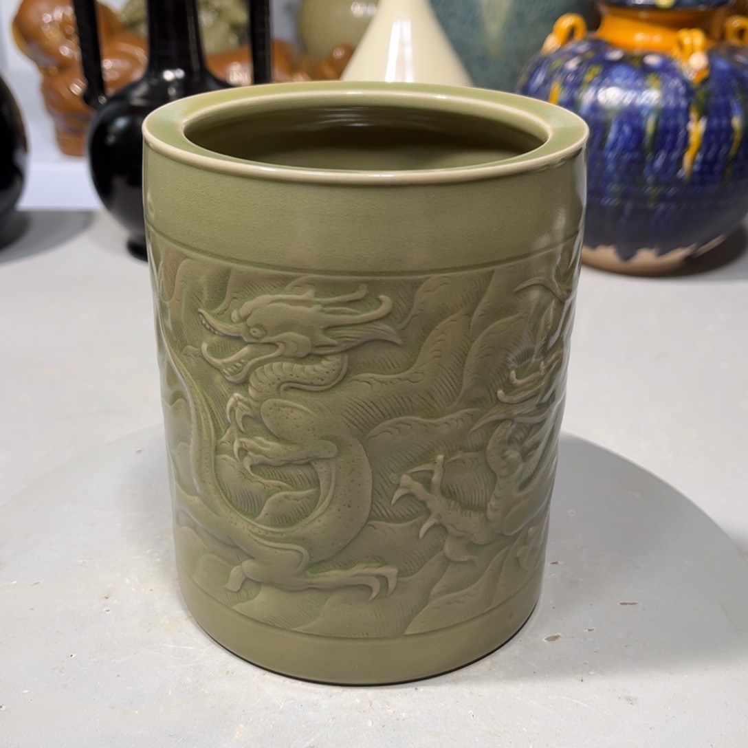 瓶越窑瓷器品相完美