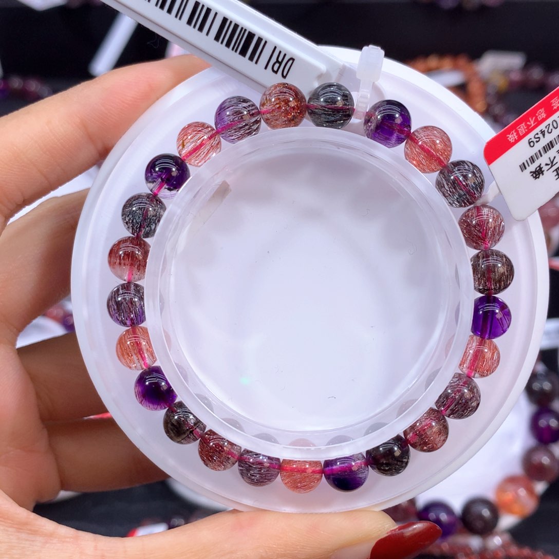 水晶手链未镶嵌手链超七7.3mm