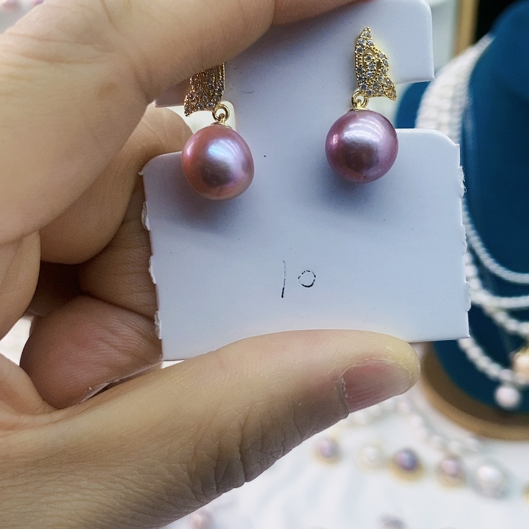 淡水珍珠耳饰未镶嵌