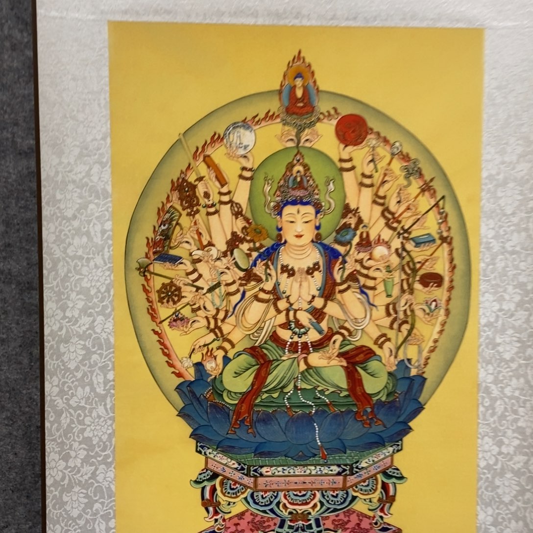 版画千手观音菩萨千手观音