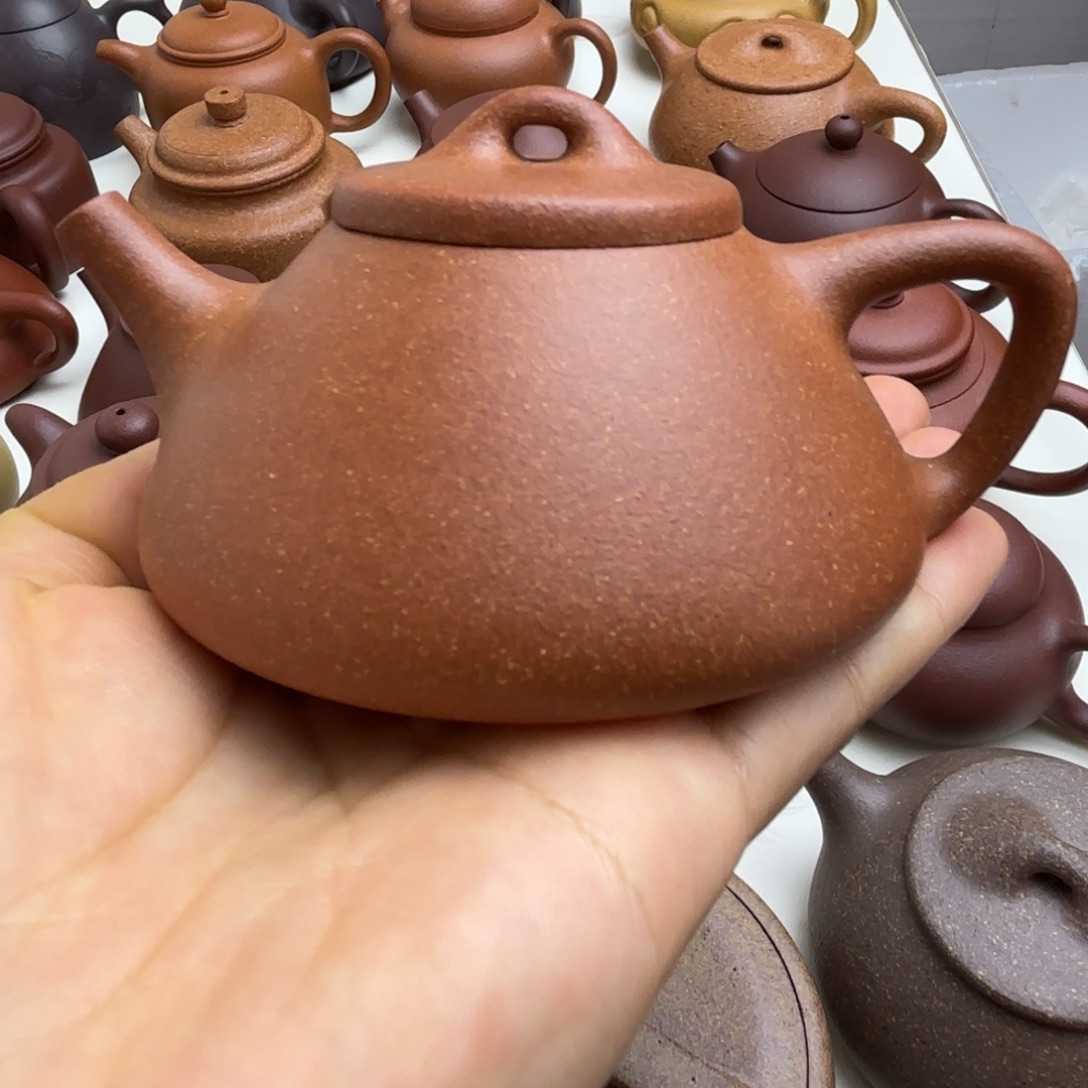 茶壶紫砂黄降坡子冶120cc微瑕