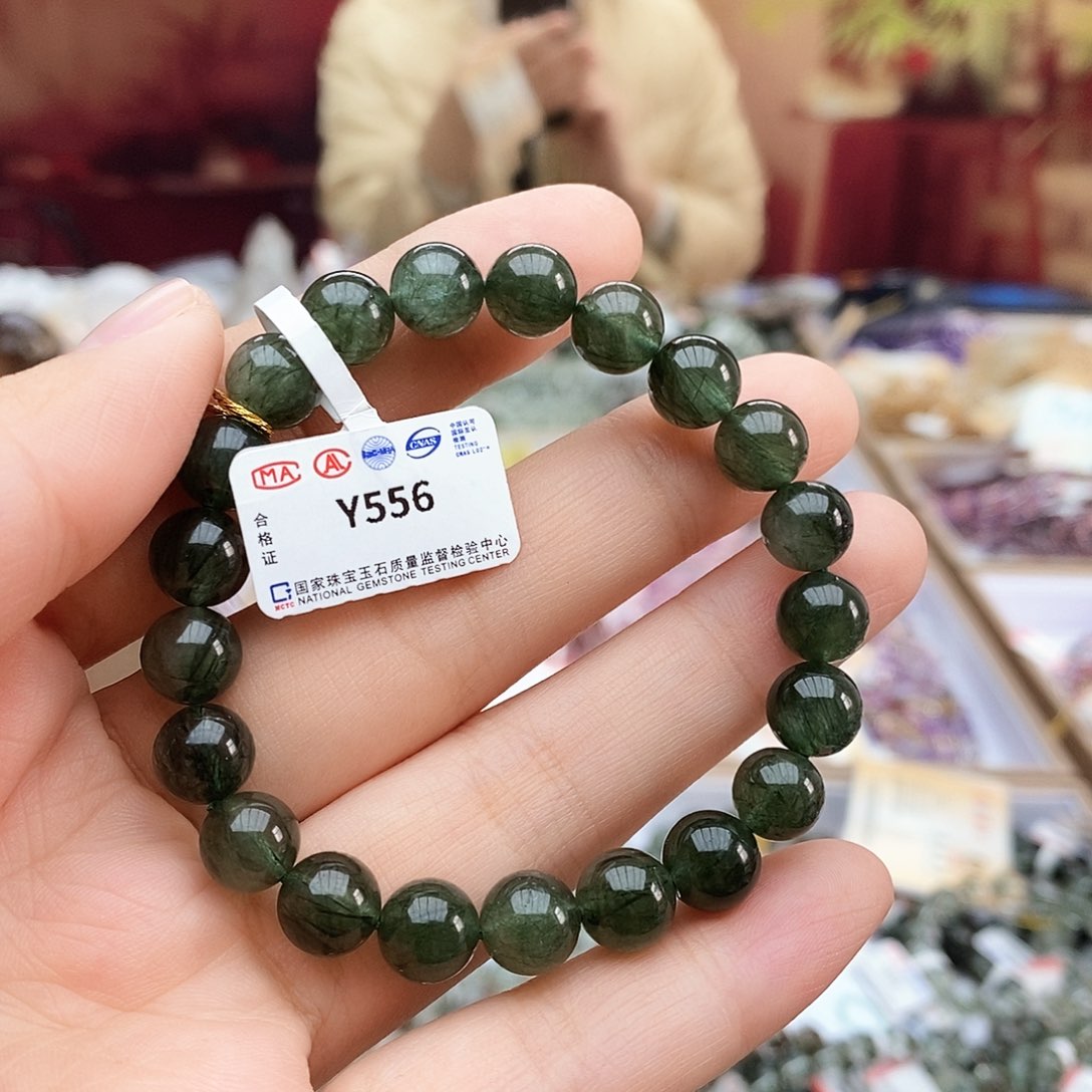 水晶手链未镶嵌Y556绿发