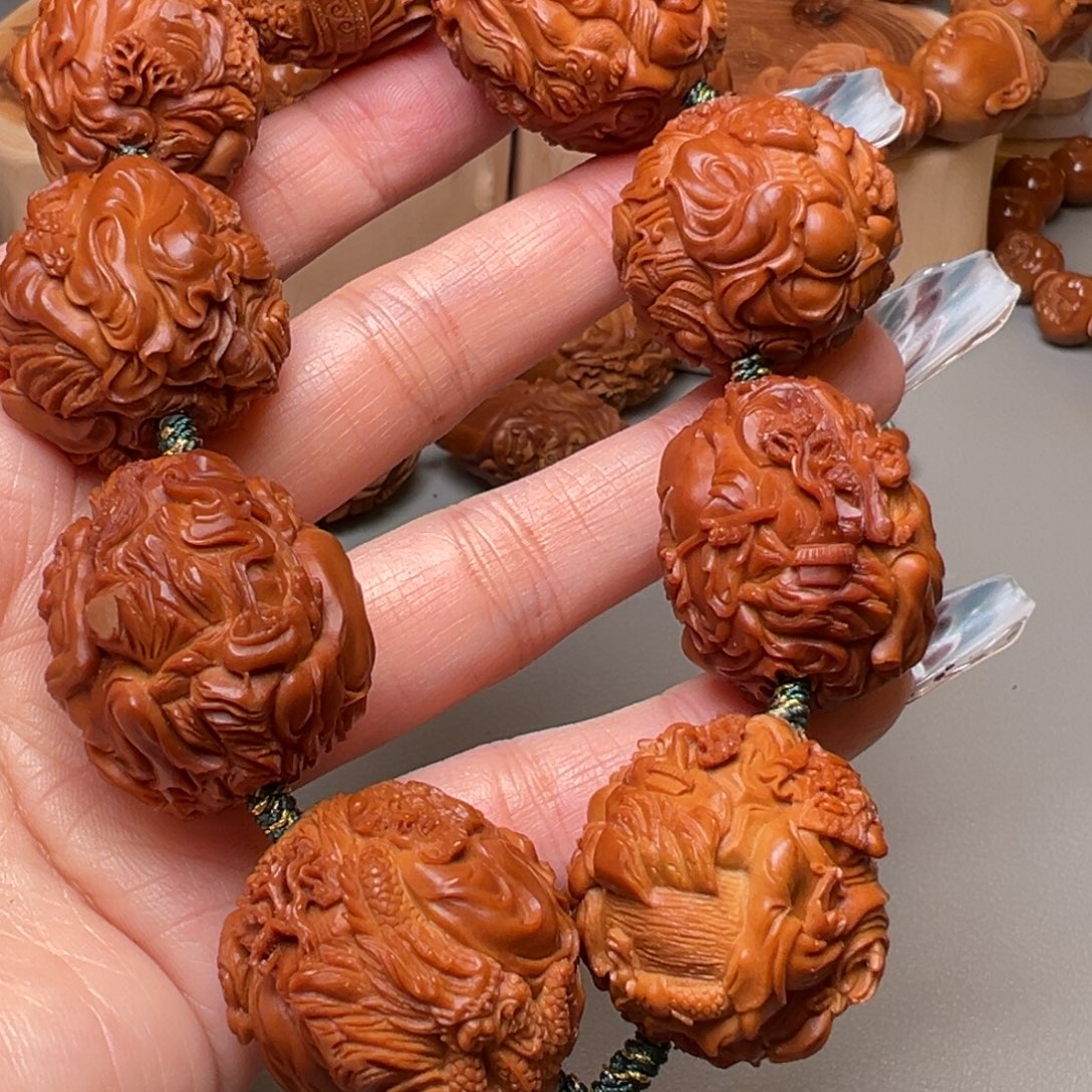 橄榄核手串/手链2.55-2.6满工罗汉