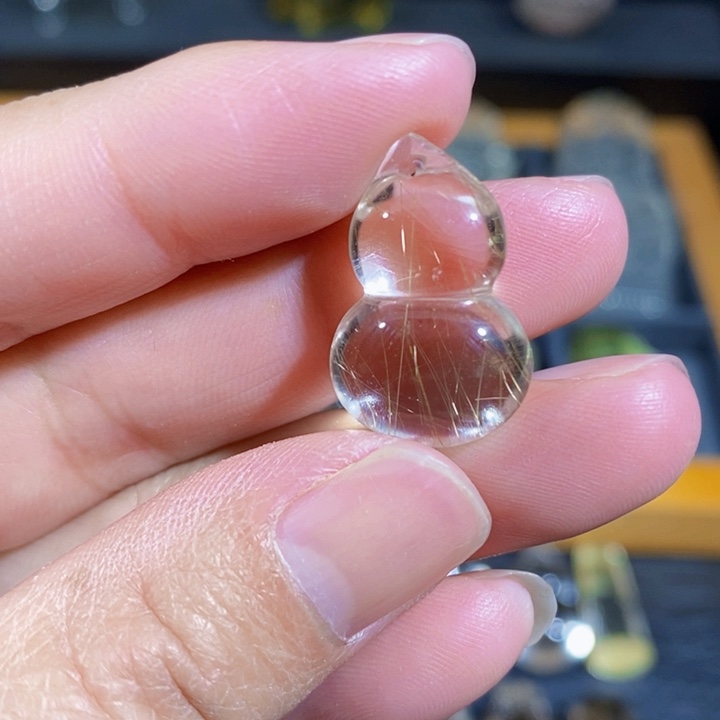 发晶颈饰未镶嵌吊坠