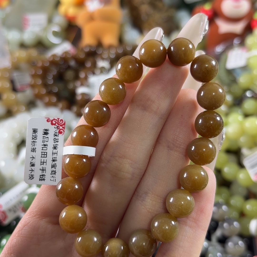 和田玉未镶嵌手链164