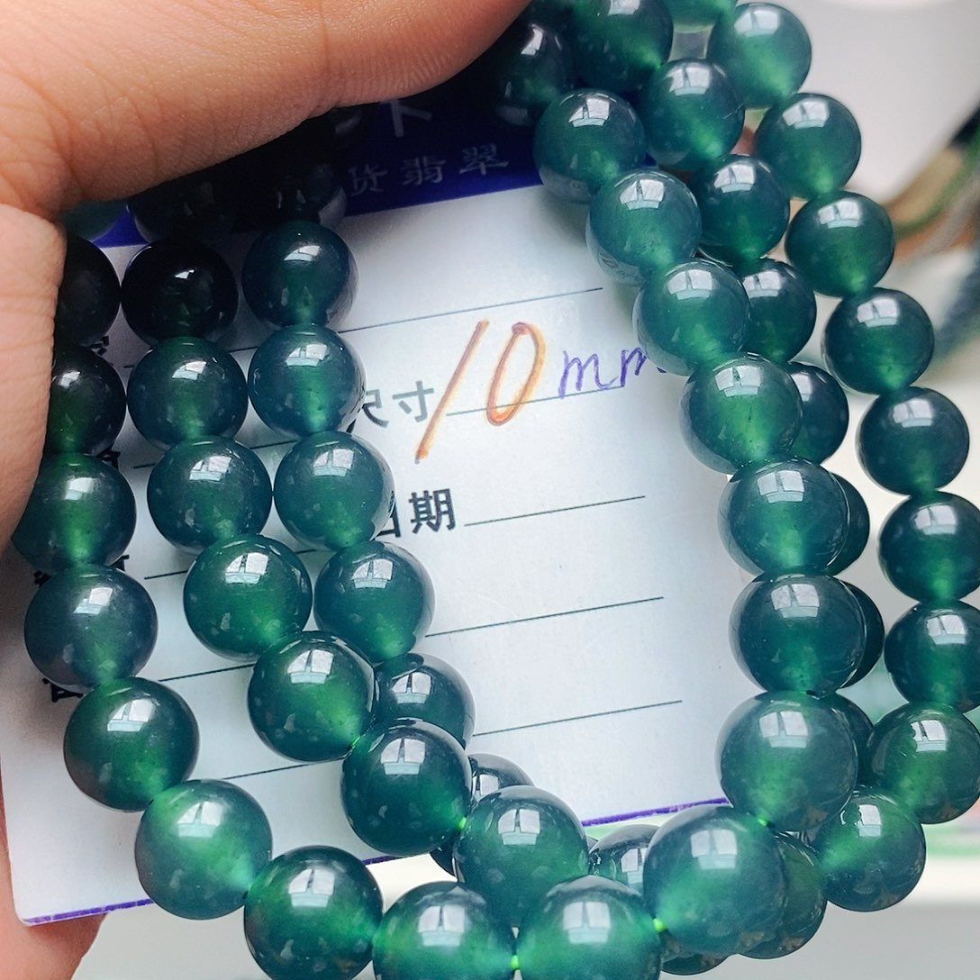 未镶嵌手串翡翠翡翠