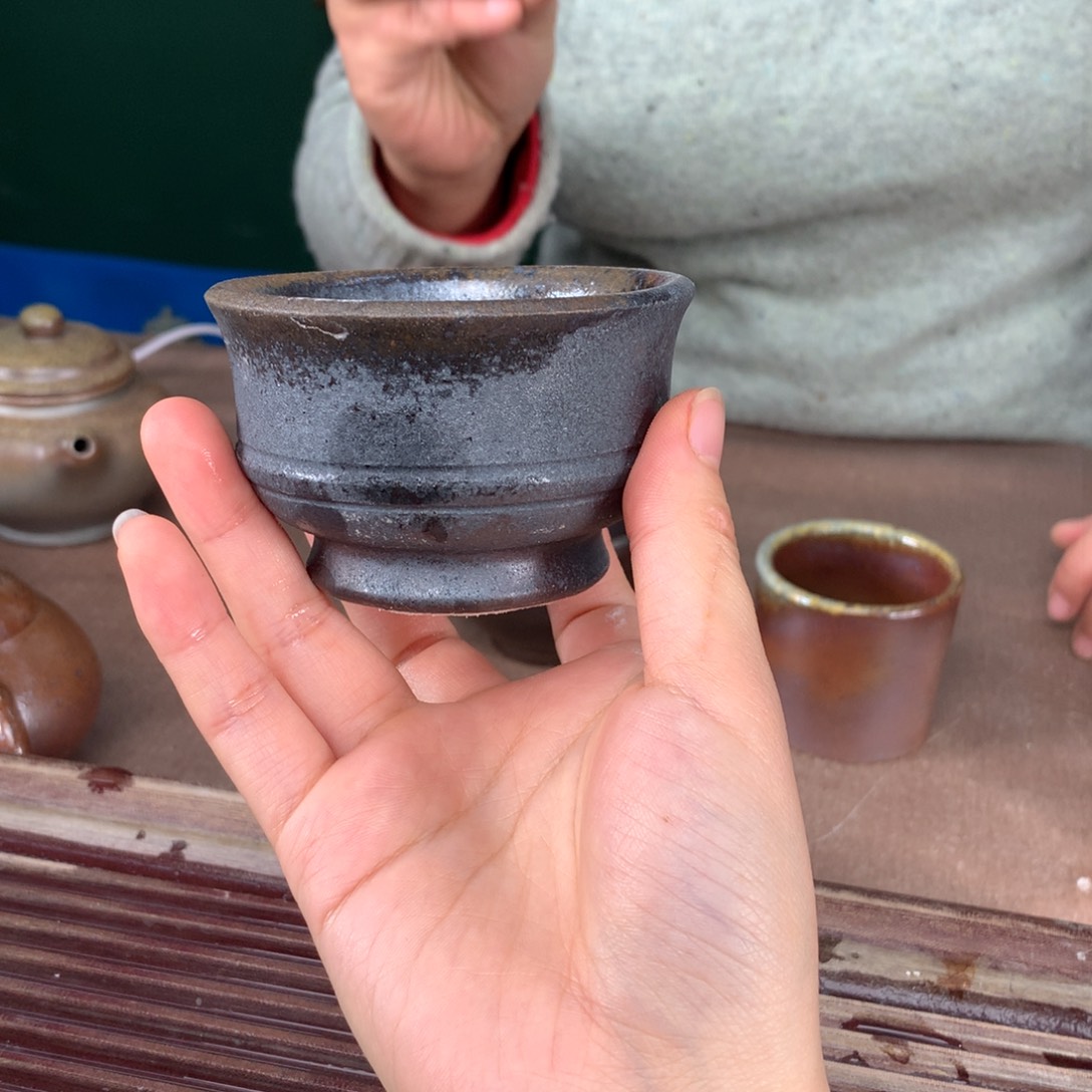 紫砂茶壶燊**息纯自然柴烧