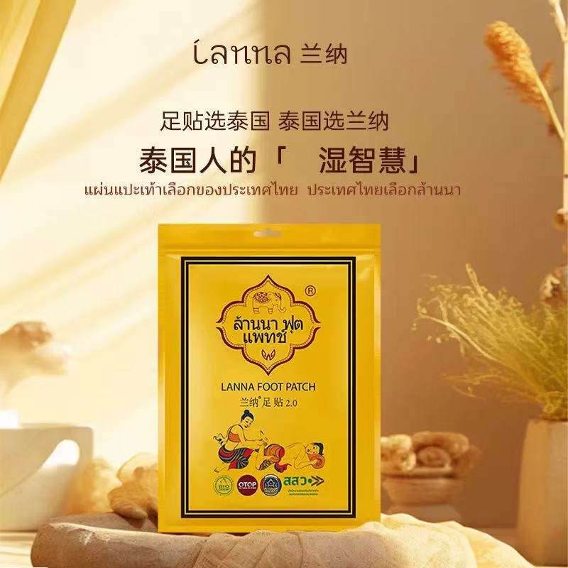 泰国足贴竹醋无叶草本脚