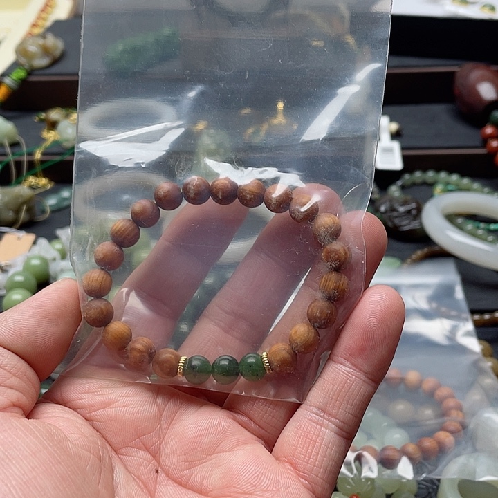 和田玉手串未镶嵌用****4