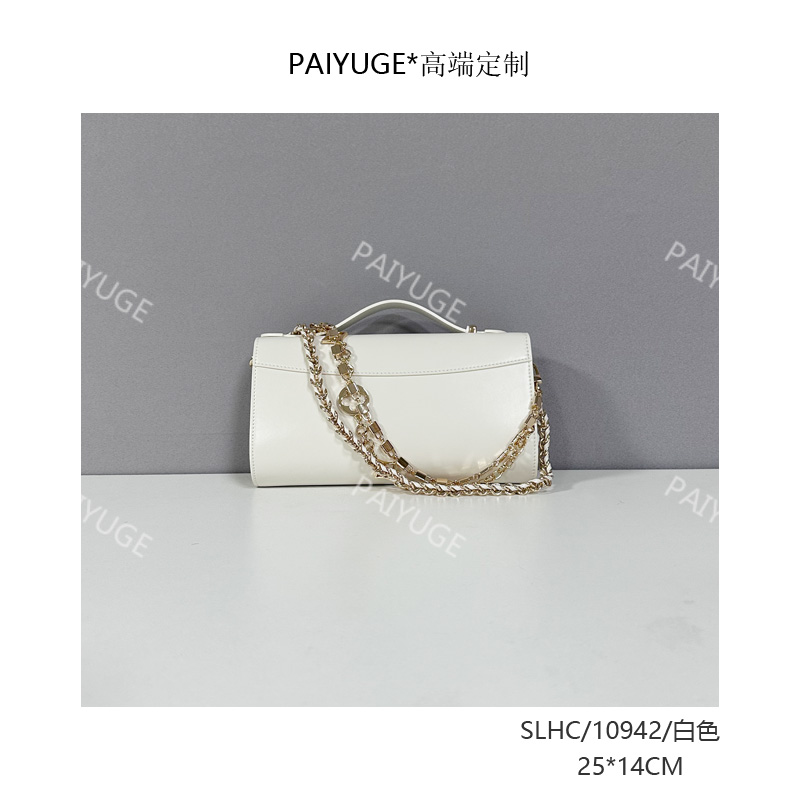 SLHC/10942/白色 paiyuge高端订制百搭女士手提单肩斜挎 2321