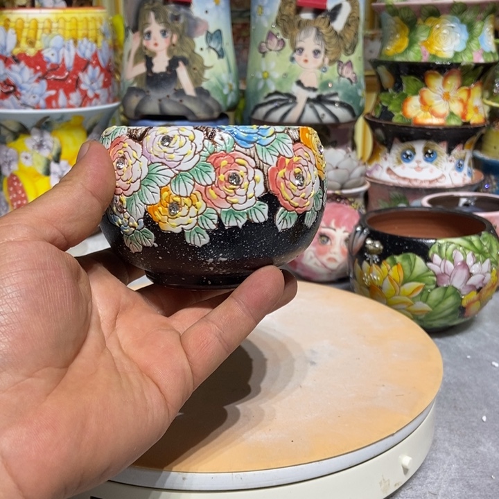 景德镇艺术手绘作品