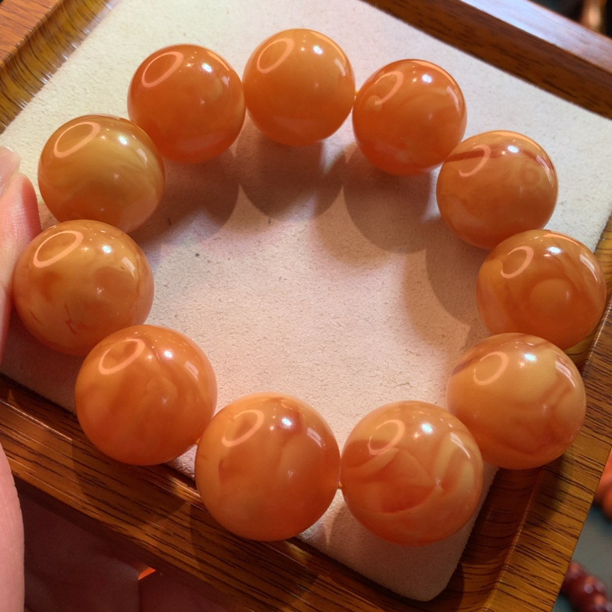 【闪购商品】蜜蜡手串未镶嵌蜜蜡手串