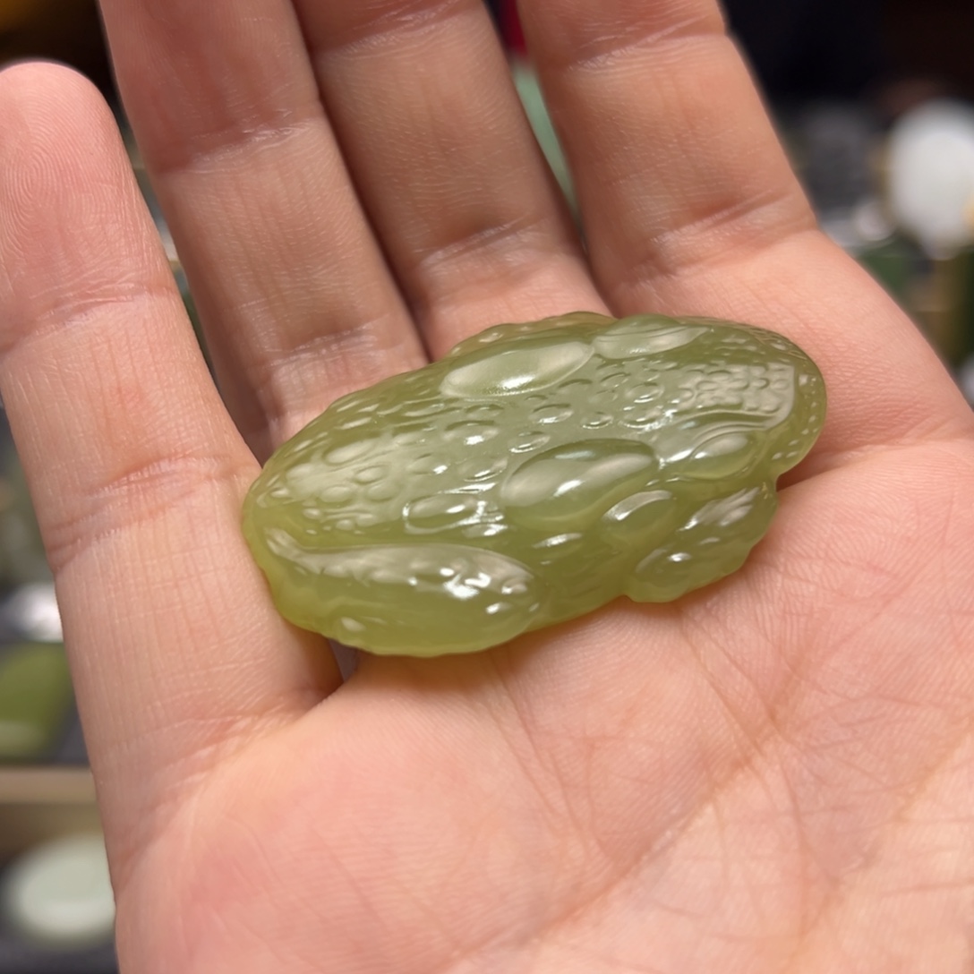 诸***昏和田玉未镶嵌挂件