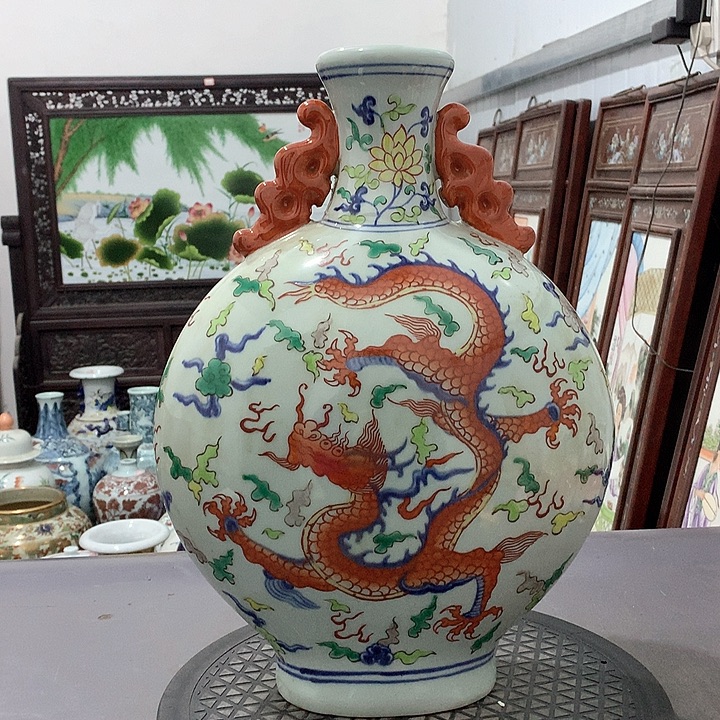 陶摆件博古架陶瓷摆件