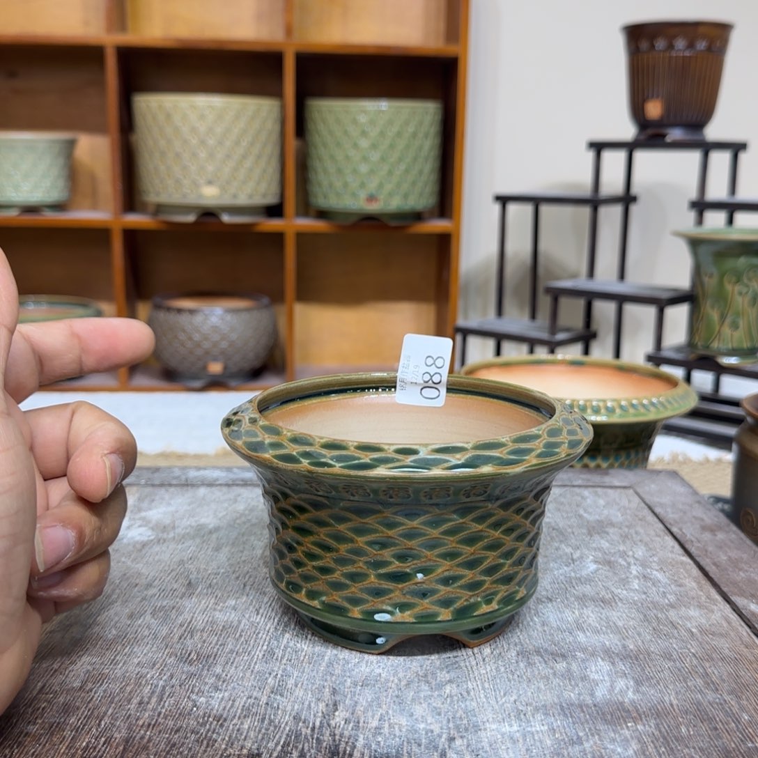 手工花盆 088 内口口径 10.5  cm 