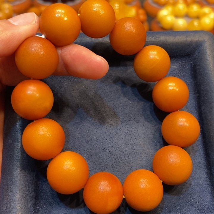 琥珀手链未镶嵌蜜蜡