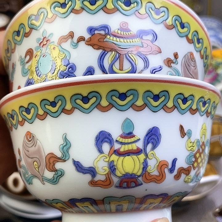 景德镇陶瓷藏式茶碗