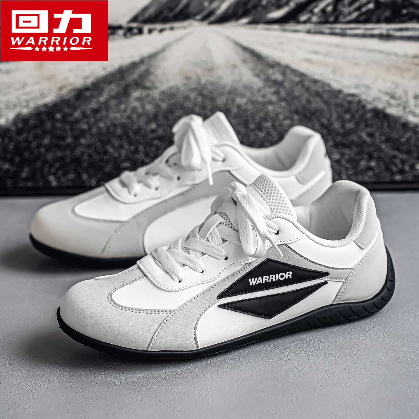 回力德训鞋男鞋爆款2025新款赛车鞋低帮百搭休闲平底跑步阿甘潮鞋