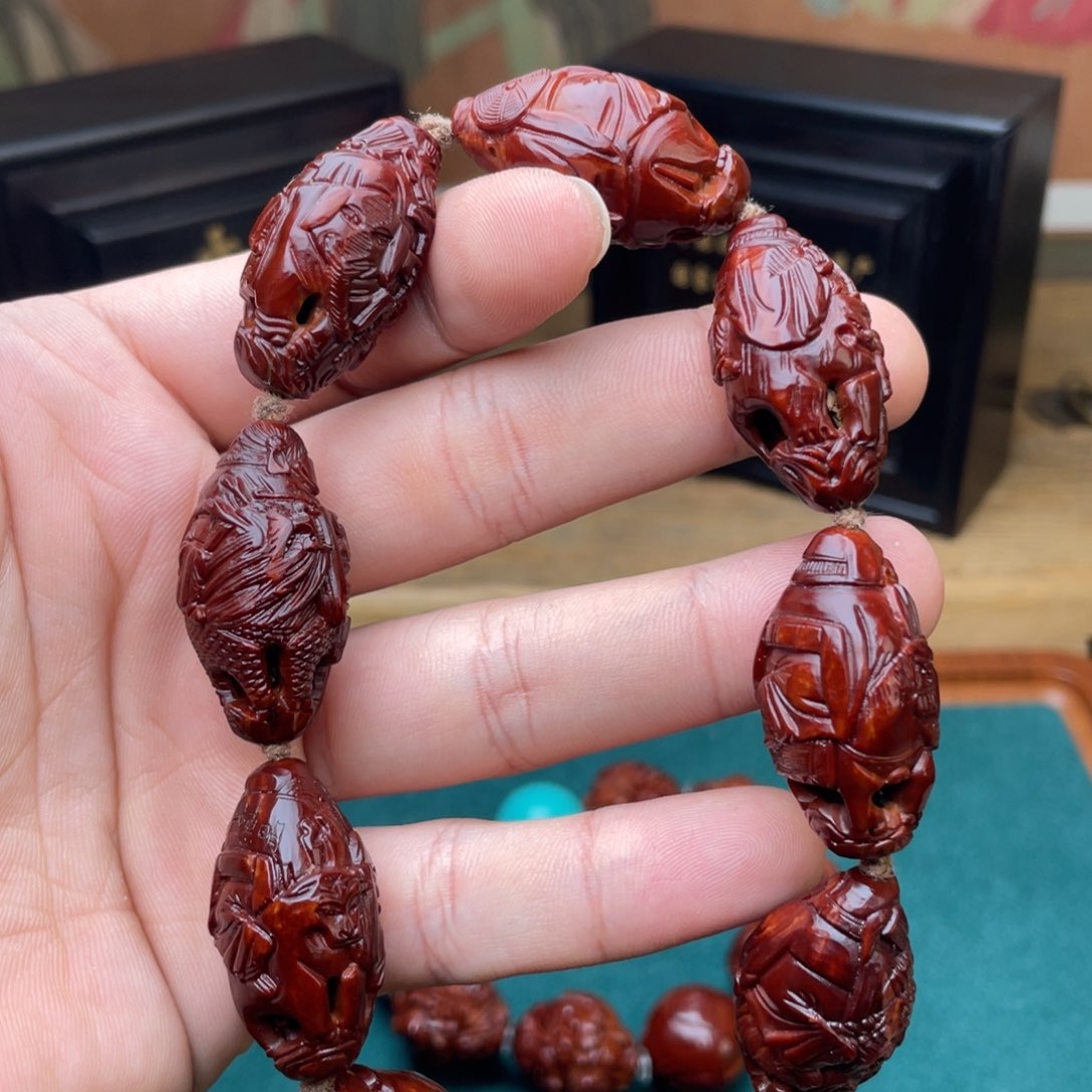 橄榄核吊坠夏*辉八仙表弟回血