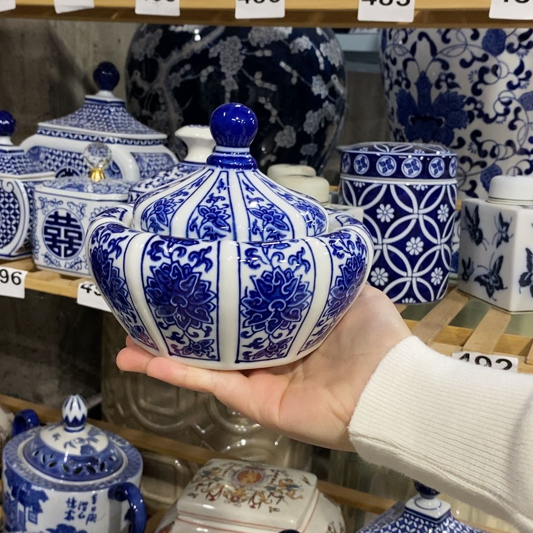 瓶茶叶罐花瓶摆件花瓶