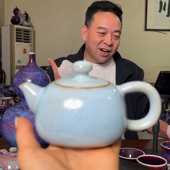 牛家钧窑牛自恒老师钧瓷