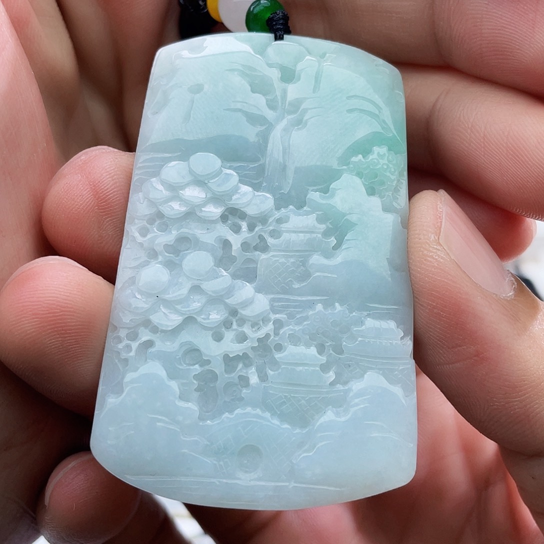 颈饰未镶嵌翡翠翡翠
