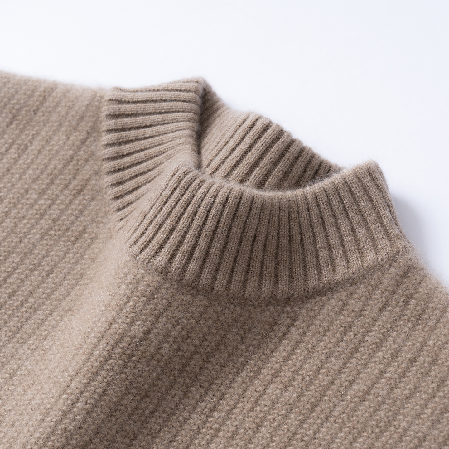 8752 秋冬新款男士半高领100%纯山羊绒衫加厚宽松针织打底衫毛衣