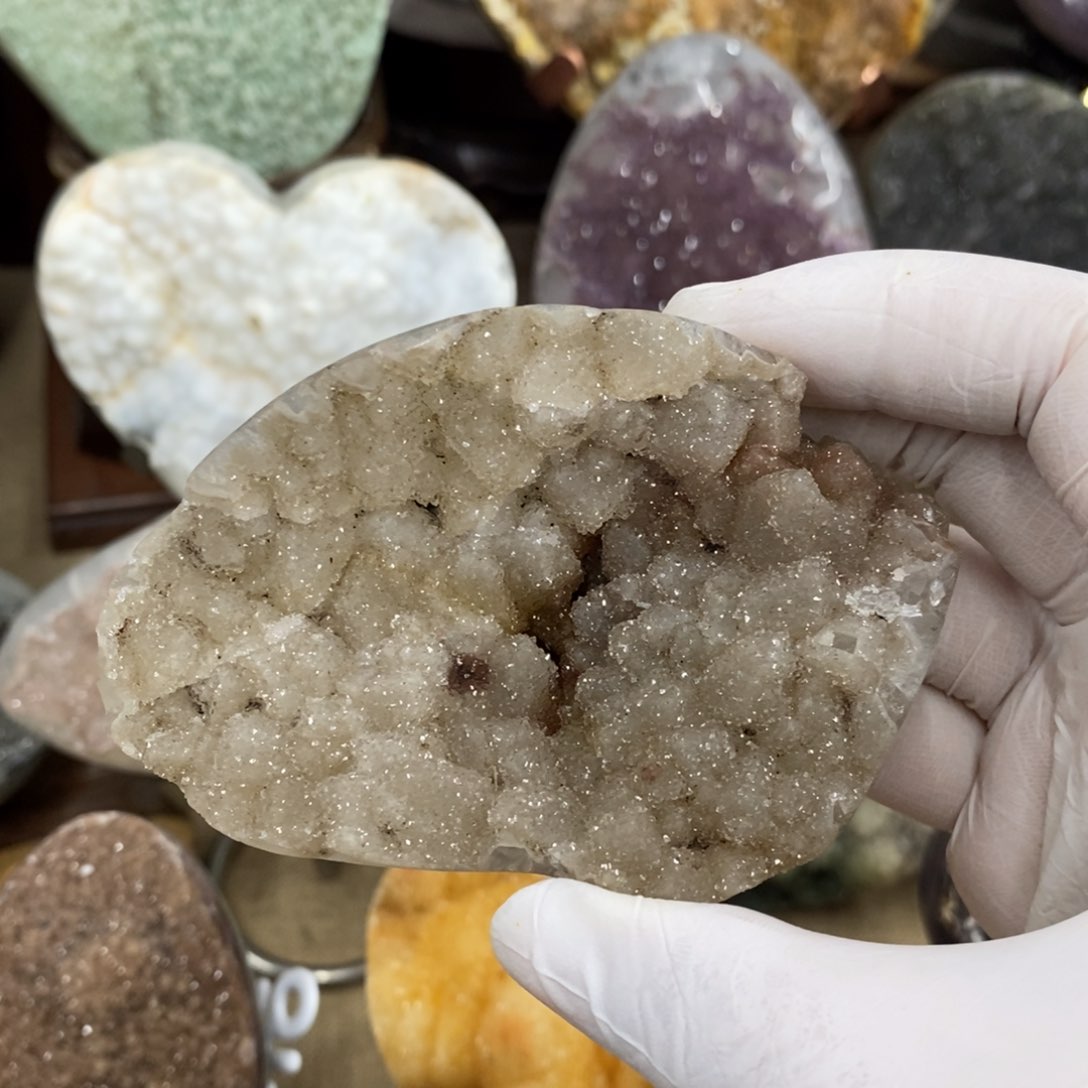 水晶天然水晶爱心未镶嵌