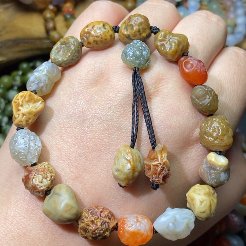 【闪购商品】合金手链玛瑙/玉髓