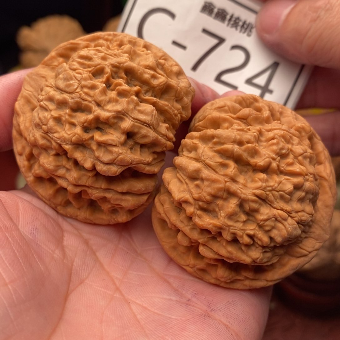 文玩核桃把件官帽48