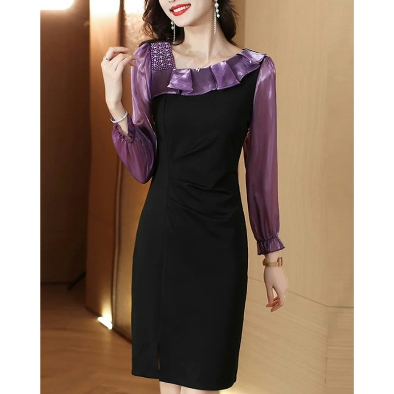 气质连衣裙子2025新款春季女装轻奢高端S8546