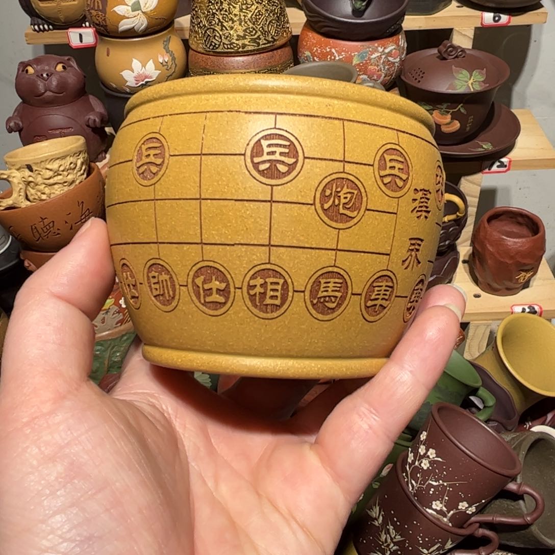 紫砂茶杯宜兴紫砂主人杯