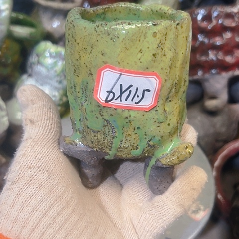 粗陶花盆手工花盆制作